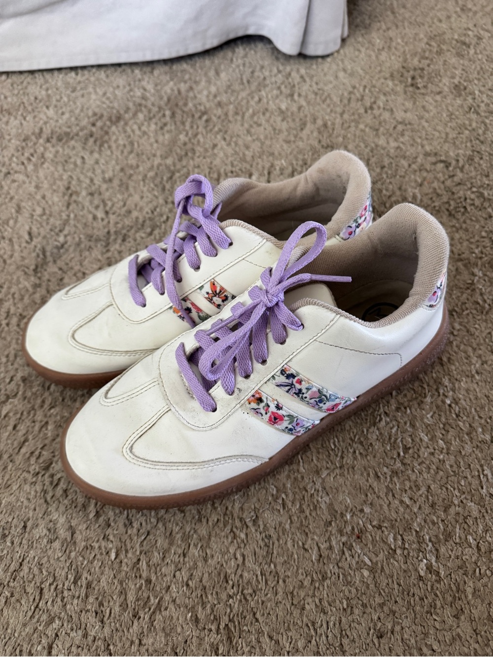 Floral sneakers